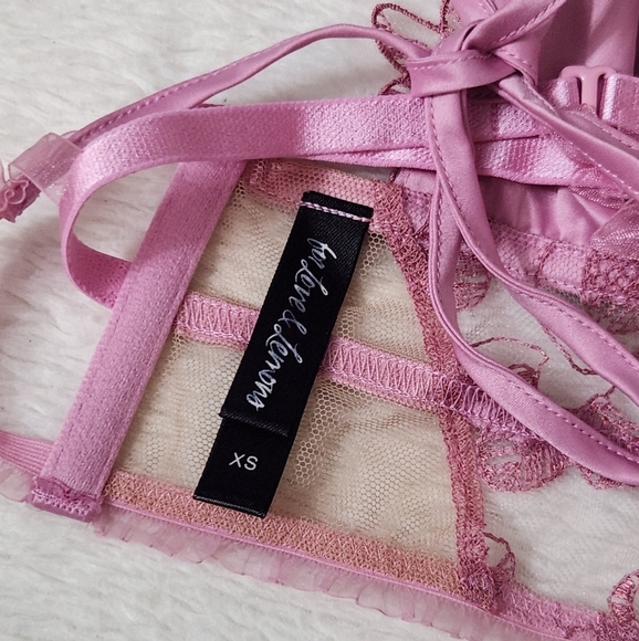 New!For Love and Lemons Grace Halter Bralette - Picture 8 of 9